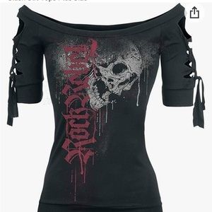 💀☠️ Rock-rebel slash shirt